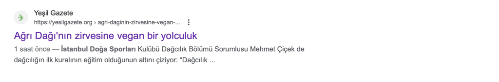 Basın haberi