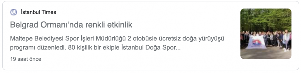 Basın haberi