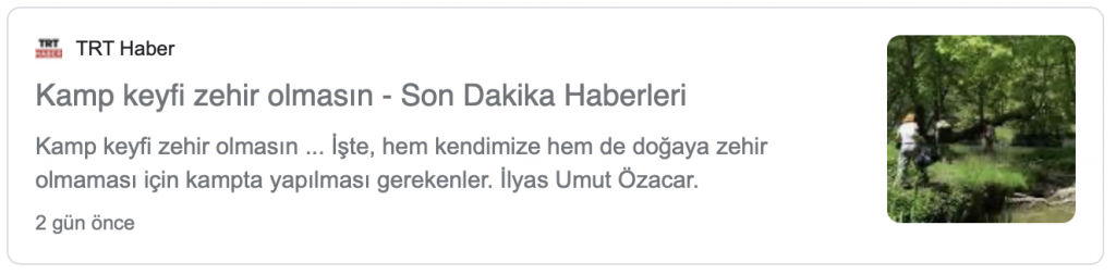 Basın haberi